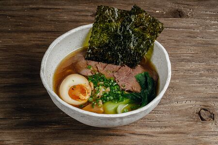 Трюфельный рамен с мраморной говядиной