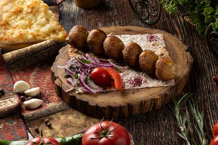 Шампиньоны на углях