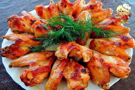 Шашлык из куриных крыльев