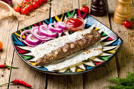 Люля-кебаб из баранины