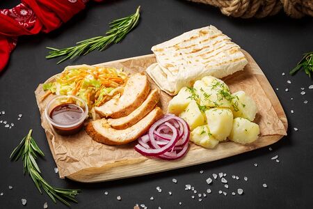 Обед с куриной грудкой от BoykoBBQ