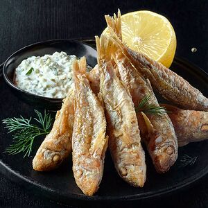 Барабулька жареная