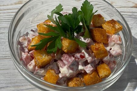 Салат с красной фасолью