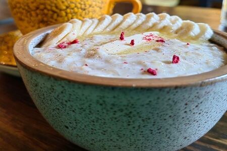 Каша злаковая на коровьем молоке