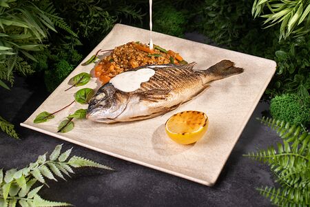 Дорадо на гриле