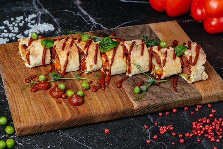 Пицца-ролл BBQ