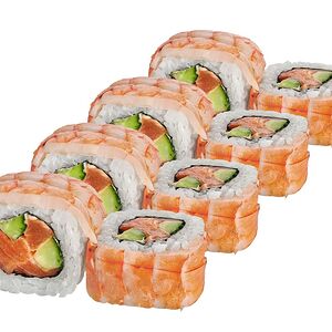 Ролл Камикадзе с лососем