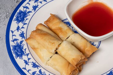 Жареные блинчики с овощами