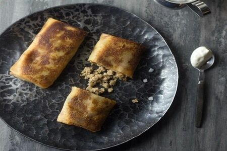 Блинчики с мясом