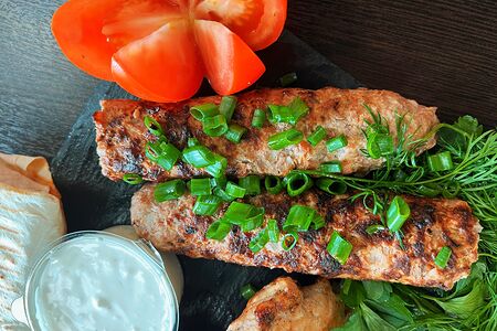 Люля-кебаб из рубленой свинины