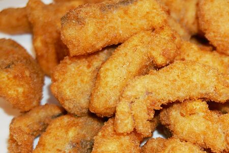 Палтус в сухарях