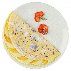 Բլիթ կաթնաշոռով և չամիչով