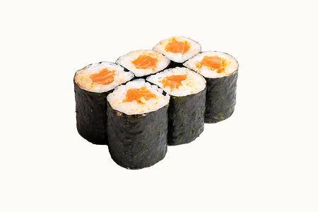 Ролл с лососем спайси