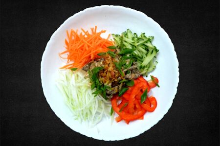 Салат с Говядиной