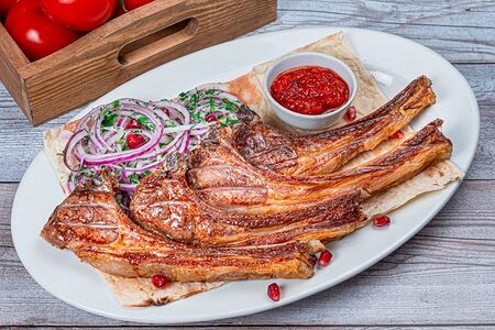 Шашлык из бараньей корейки