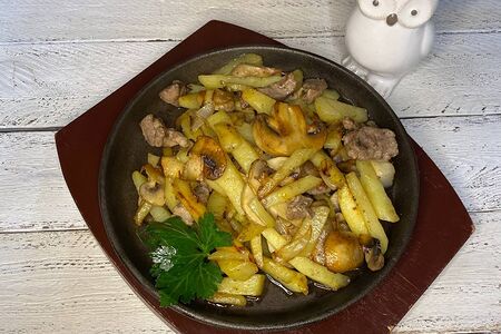 Мясная сковородка
