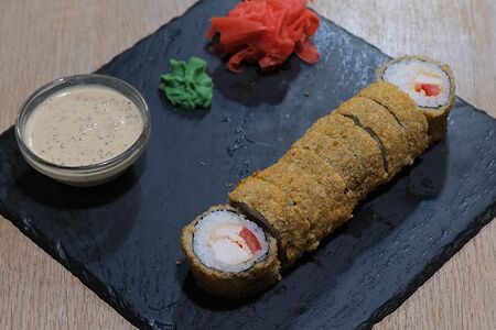 Ролл Цезарь с креветкой