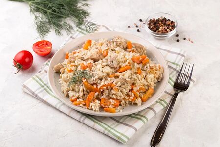 Плов с курицей