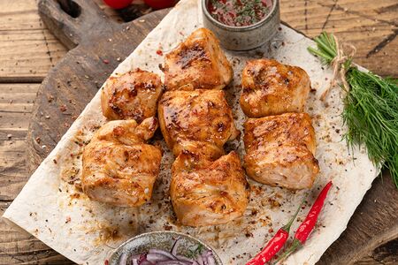 Шашлык из куриного филе