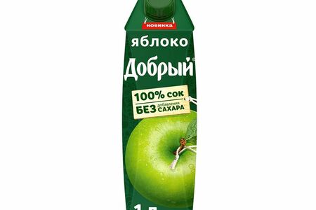 Сок Добрый яблочный 100%