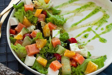 Салат с апельсином