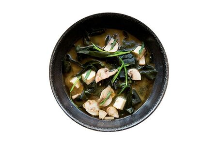 Мисо с шампиньонами