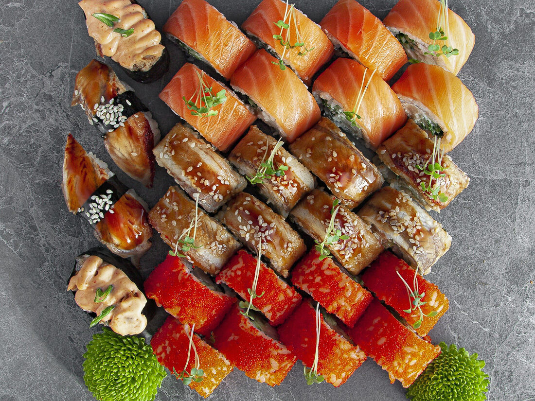 Доставка наборов суши в спб с доставкой (119) фото