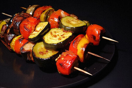 Овощной шашлык