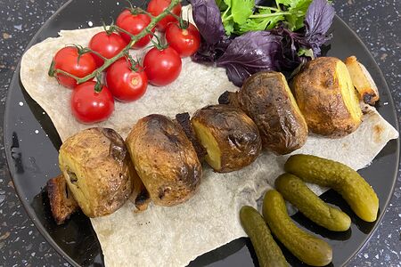 Картофель с салом