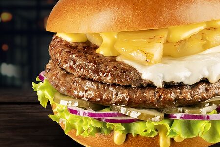 Бургер Гавайский двойной