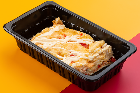 Лазанья с двумя соусами