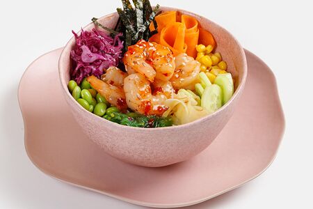 Азиатский боул с креветками