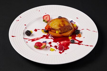 Фуа-гра с персиком