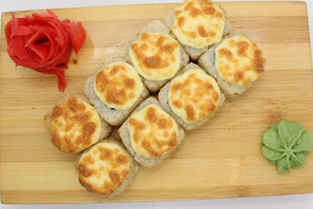 Запеченный с курицей