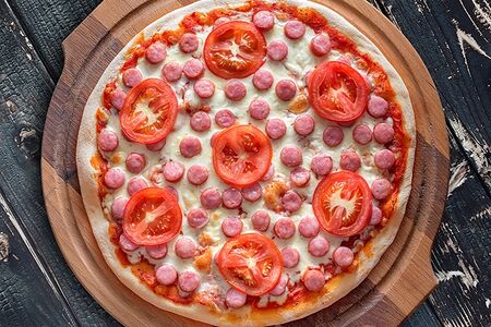 Пицца Баварская (тонкое тесто)