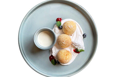 Сырники с кокосовой сгущенкой