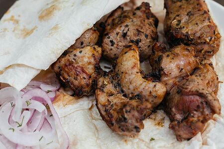 Шашлык из cвинoй мякоти