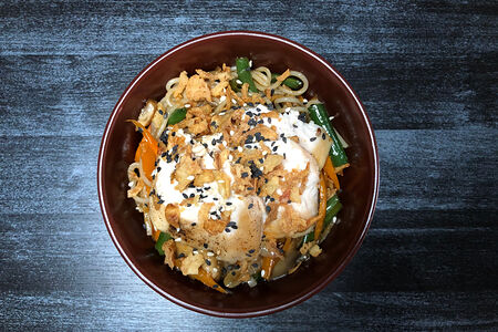 Лапша удон с курицей