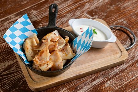 Кальмар жареный