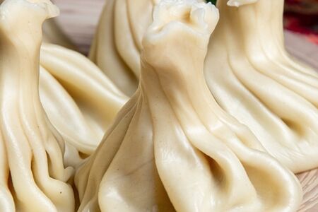 Хинкали с гребешком