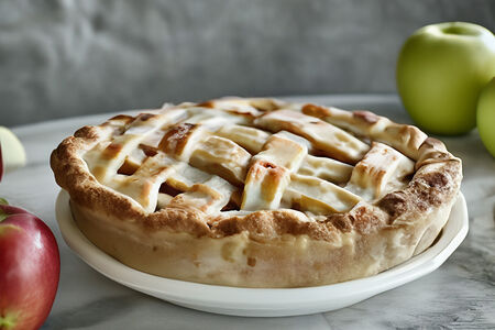 Пирог с яблоками