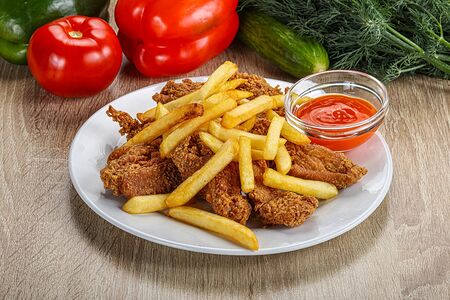 Курица в панировке