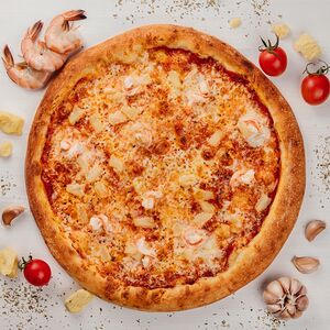 Пицца Гавайская с креветками