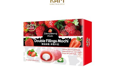 Японское пирожное моти Клубника с молоком