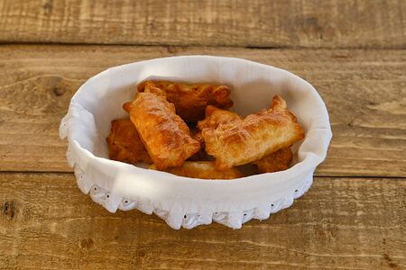 Пирожки слоёные с мясом