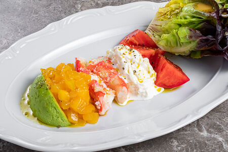 Салат с крабом