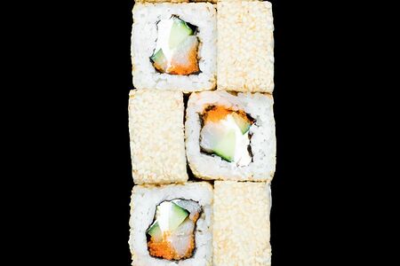 Гребешок с кунжутом