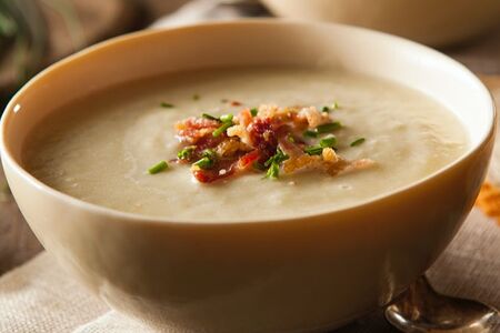 Суп-пюре картофельный с курицей