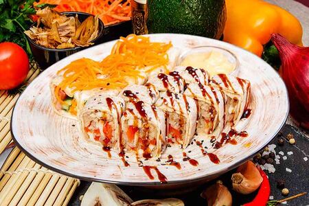 Обед в пшеничной лепешке