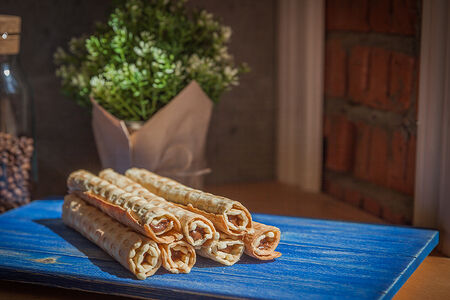 05. Вафельная трубочка со сгущенкой